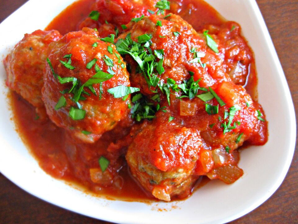 Turkey Fish Fillet Meatballs - Diet Meat Dish for the Japanese Diet