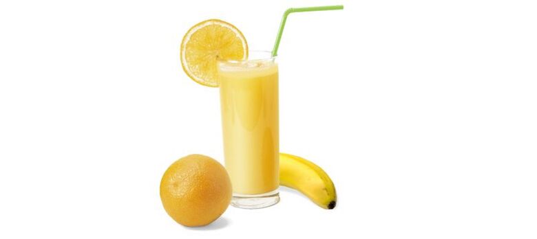 Banana and Orange Smoothie for Diet