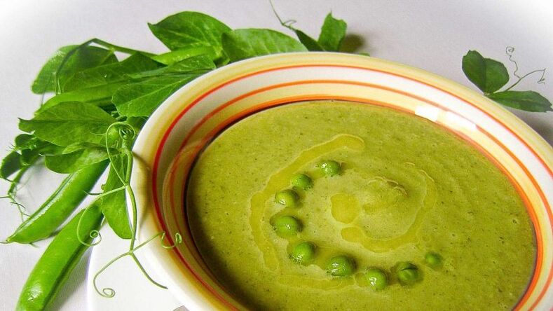 mashed pea soup drink diet